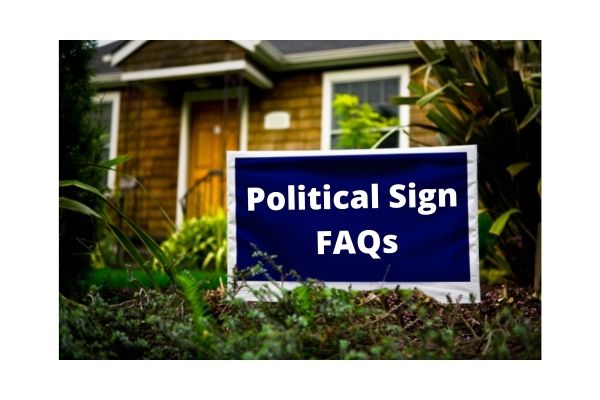 Should Your Domain Name Appear On Yard Signs?