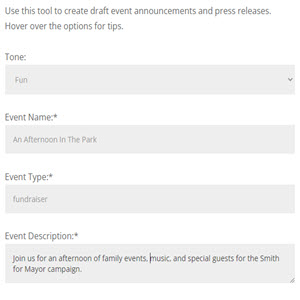 events form